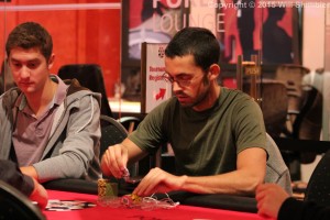 Mike in action at the WSOPE in Berlin